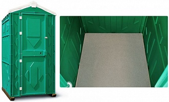Мобильная туалетная кабина Эконом с ровным полом купить в Липецке
